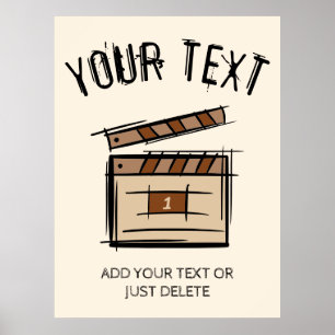 Poster réalisateur, acteur, réalisateur idée cadeau