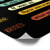 Poster Réalisateur Il Y A Eu Une Erreur Chorale Chantant  (Coin)