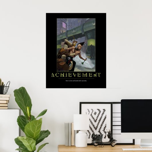 Poster Réalisation (Bureau à domicile)