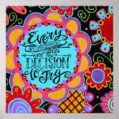 Poster Réalisation brillante et joyeuse (Devant)