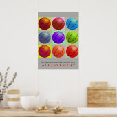 Poster Réalisation Motivationnelle Basketball Pop Art (Cuisine)