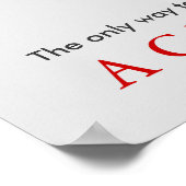 Poster Réalisation Motivationnelle Retro Baseball Pop Art (Coin)