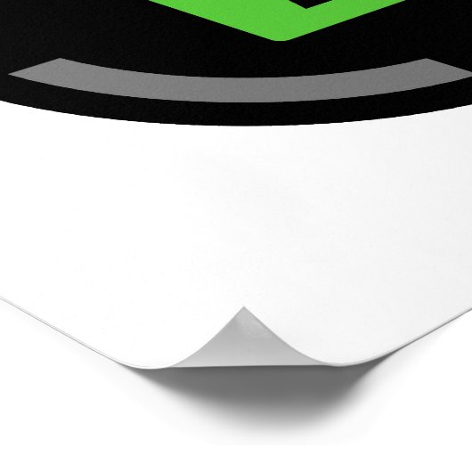 Poster Réalisation verrouillée (Coin)