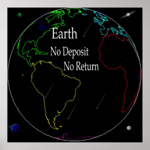 Poster Réalité de la terre