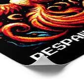 Poster Réapparaître dans le style Phoenix Pixel Revival A (Coin)