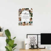 Poster Reasons We Love You Mum Photo Grid Collage (Bureau à domicile)