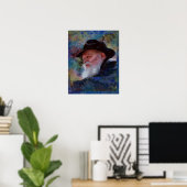 Poster Rebbe Menachem Schneerson Giclee Art Print (Bureau à domicile)