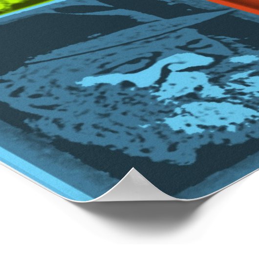 Poster Rebbe Pop Art (Coin)