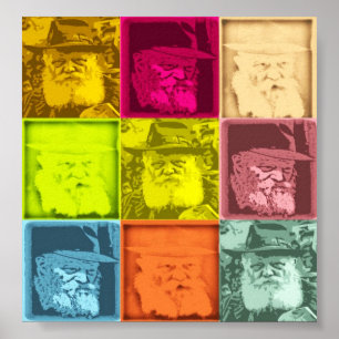 Poster Rebbe Pop Art