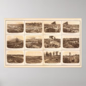 Poster Rebel lines, Atlanta, Ga (Devant)