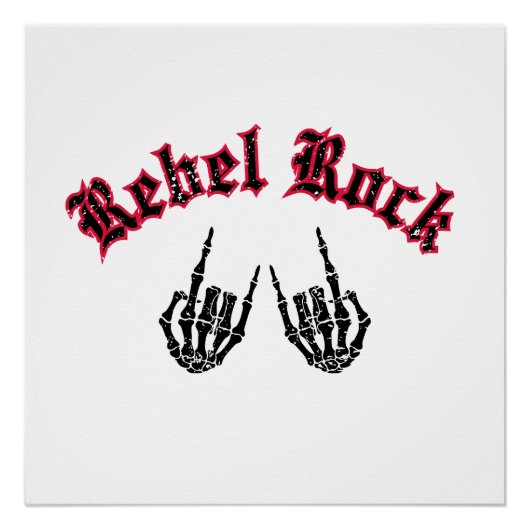 Poster Rebel Rock (Devant)