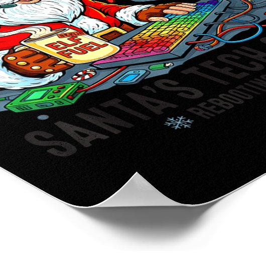 Poster Rebooting Support s Santa Tech Team (Coin)