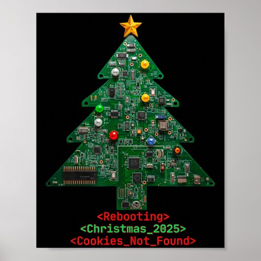 Poster Rebooting The Holidays It Tech Suprt Computer Geek (Devant)
