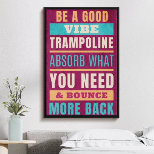Poster Rebound énergie positive, belle inspiration