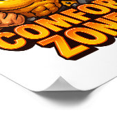 Poster Rebroyer les zones de confort 3D Transfert de moti (Coin)