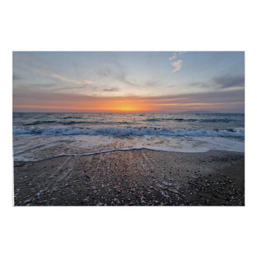Poster Receding waves (Devant)