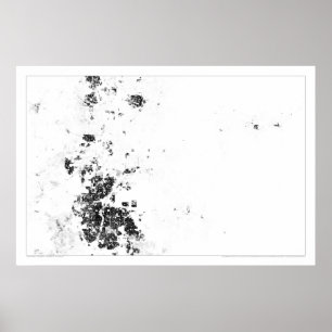 Poster Recensement Dotmap de Denver