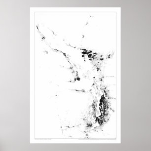 Poster Recensement Dotmap de mer de Salish