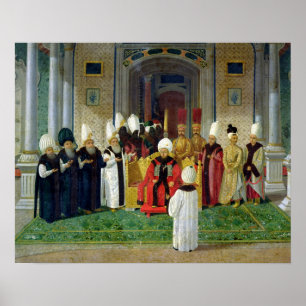 Poster Réception à la Cour du Sultan Selim III
