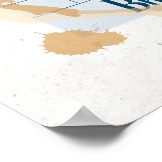 Poster Réception du chèque client Espresso Martini double (Coin)