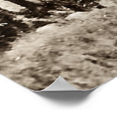 Poster Réception indienne du Président Arthur Antiqued (Coin)