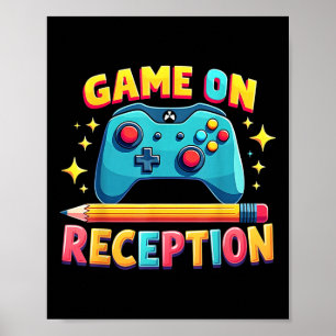 Poster Réception Retour À L'école Enfants Niveau Réceptio
