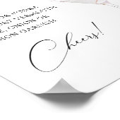 Poster Recette de bar à cocktail Martini (Coin)