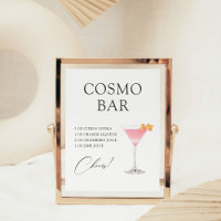 Recette de bar à cocktails Cosmo