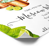 Poster Recette de boisson signature Sip, Sip Hourra Mosco (Coin)