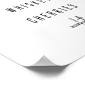 Poster Recette de cocktail Manhattan (Coin)