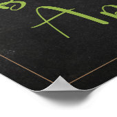 Poster Recette de salade Caprese - Cuisine italienne (Coin)