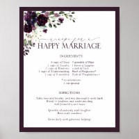 Recette d'Elégante Prune Violette pour un Mariage
