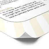 Poster Recette Favorite Famille Chevron - Lasagna (Coin)