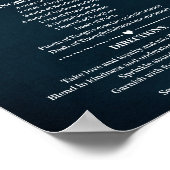 Poster Recette pour un mariage heureux Mariage cadeau Vin (Coin)