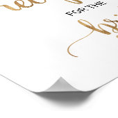 Poster Recettes de calligraphie dorée simple pour le pann (Coin)