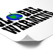 Poster réchauffement climatique (Coin)