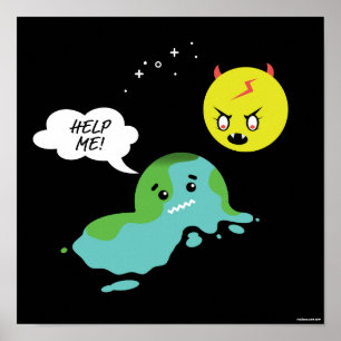 Poster Réchauffement climatique