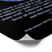 Poster Réchauffement climatique 16 po x 12 po, papier d'a (Coin)