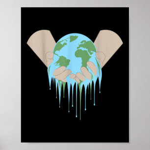 Poster Réchauffement climatique du changement climatique