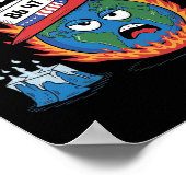 Poster Réchauffement climatique Nah juste Tariffied Humou (Coin)