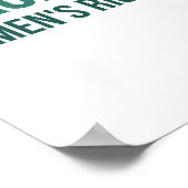 Poster Réchauffement climatique scientifique Le changemen (Coin)