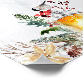 Poster Réchauffez-vous au chocolat chaud bar (Coin)