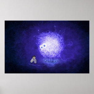 Poster Recherchant le boson de Higgs (version