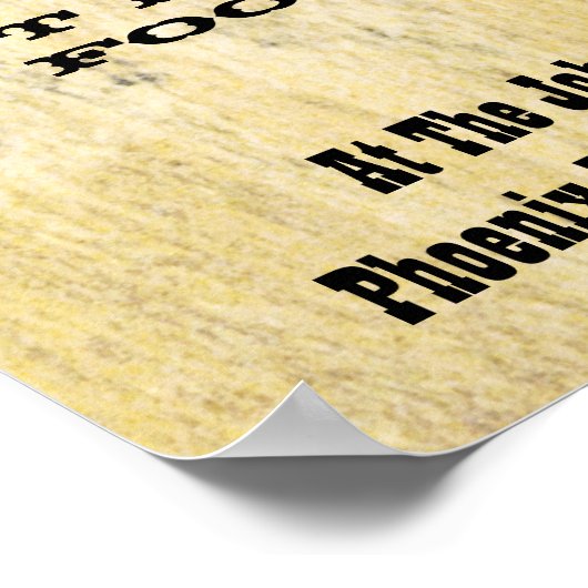 Poster Recherché (Coin)