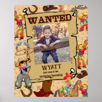 Poster Recherché d'anniversaire de Buckaroo Cowboy