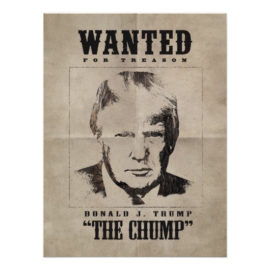 Poster Recherché de Trump - Trump (Devant)