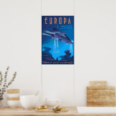 Poster Recherche de vie sur la lune de Jupiter Europa (Cuisine)