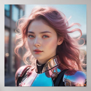 Poster Recherche d'intention et Arrière - plan flou