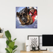 Poster Recherche et sauvetage (Bureau à domicile)