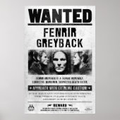 Poster Recherché Fenrir Greyback (Devant)